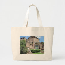 Temple of Divus Romulus -  4th century AD. Tote Bags