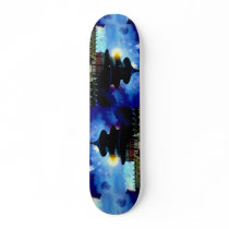Temple of Heaven with sun Skate Board Decks