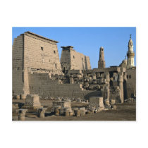 Temple of Luxor, Luxor, Egypt Desert Post Card