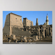 Temple of Luxor, Luxor, Egypt Desert Posters