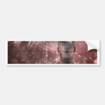 Temple of Man - Red Sky Bumper Sticker