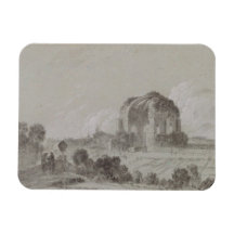 Temple of Minerva Medici, Rome, 1754 (drawing and Magnet