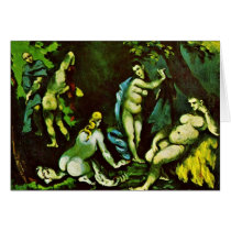 Temptation Of St. Anthony By Paul Cézanne Greeting Card