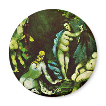 Temptation Of St. Anthony By Paul Cézanne Magnets