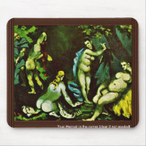 Temptation Of St. Anthony By Paul Cézanne Mouse Pads