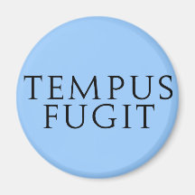 Tempus Fugit Fridge Magnets