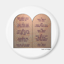 Ten Commandments Fridge Magnets