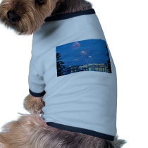Tenby fireworks display doggie t shirt