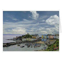 Tenby Wales Karte