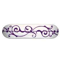 Tendrillon Ivory (Indigo) Skateboard Deck