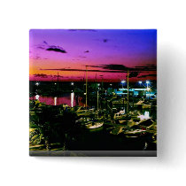 Tenerife, Playa De Las Americas, Puerto Colon Pinback Button