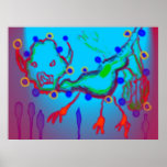 Tengu spirit watching print