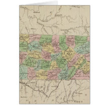 Tennessee 4 greeting card
