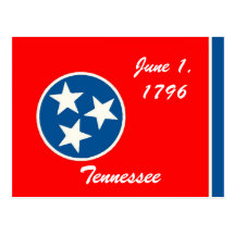 Tennessee Flag Postcard
