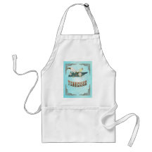 Tennessee Map With Lovely Birds Aprons