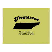 Tennessee Motto - Thank goodness Postcards