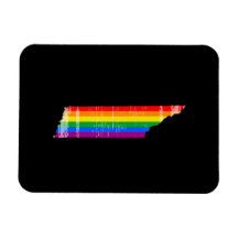 TENNESSEE PRIDE - DISTRESSED -.png Vinyl Magnets
