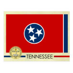 Tennessee State Flag and Seal Postcards