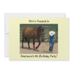 Tennessee Walking Horse and Girl - Party