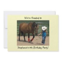 Tennessee Walking Horse and Girl - Party