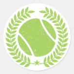 Tennis Ball and tennis Team Vintage design Sticker