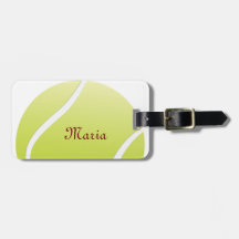 tennis ball bag tags