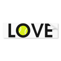 Tennis Ball Bumper Stickers