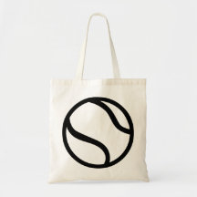 Tennis ball canvas bag