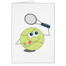 Tennis Ball Greeting Cards