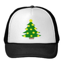 Tennis Ball Christmas Tree Mesh Hats