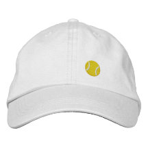 Tennis Ball Embroidered Baseball Caps