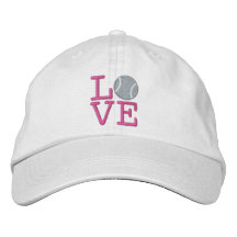Tennis Ball Embroidered Baseball Caps