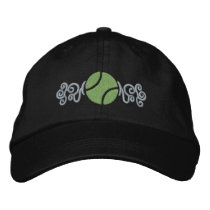 Tennis Ball Embroidered Hats