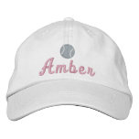 Tennis Ball embroidered hats