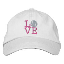 Tennis Ball Embroidered Baseball Caps