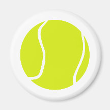 tennis-ball fridge magnet