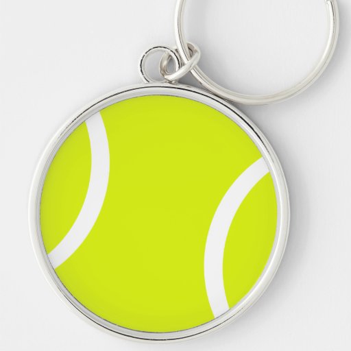 Tennis Ball Keychain