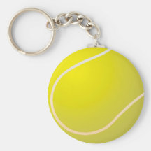 Tennis ball keychains