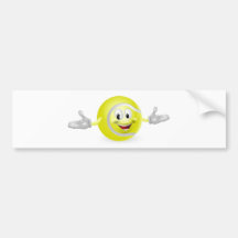 Tennis Ball Man Bumper Stickers