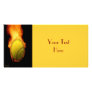 Tennis Ball On Fire Photo Card