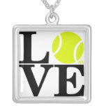 Tennis Ball Personalized Necklace
