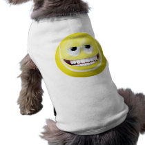 Tennis Ball Smiley Face 2 Pet Tshirt