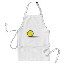 tennis ball with shadow aprons
