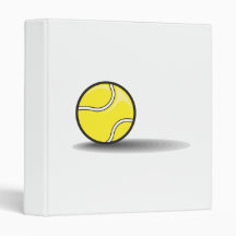 tennis ball with shadow binder