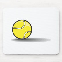 tennis ball with shadow mouse pads