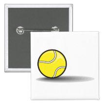 tennis ball with shadow pins