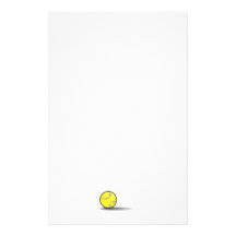 tennis ball with shadow stationery design