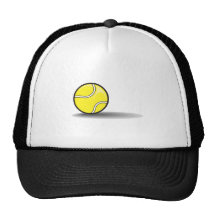 tennis ball with shadow trucker hats