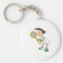 Tennis Boy Key Chains