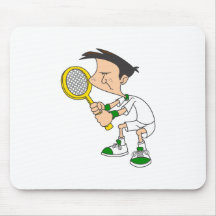 Tennis Boy Mouse Pad